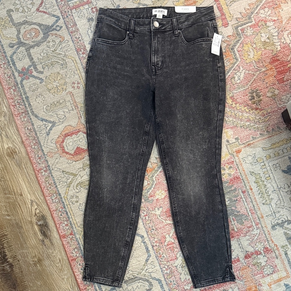 Maurice’s Charcoal Ankle Jeans, Medium